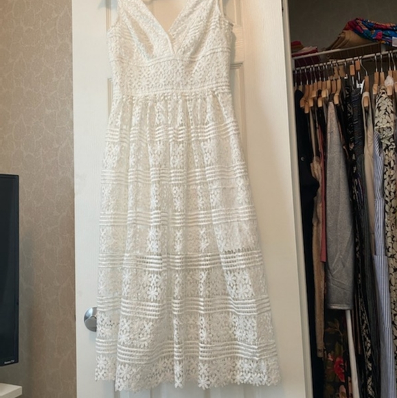 Badgley Mischka white dress - Picture 1 of 3